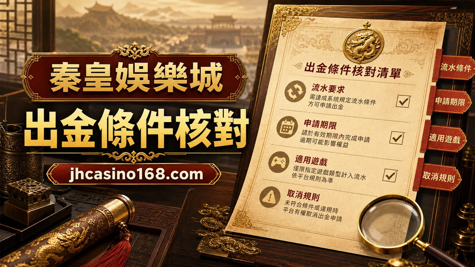 優惠條款延伸閱讀圖，提醒讀者依序確認資訊、條款與風險界線