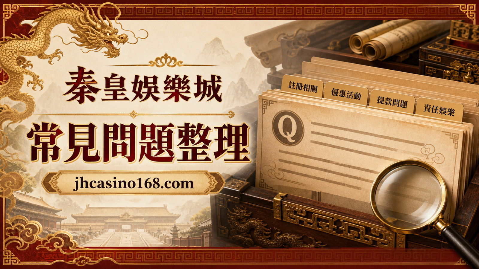 秦皇娛樂城常見問題總整理：註冊、優惠、提款與責任娛樂連到哪裡看