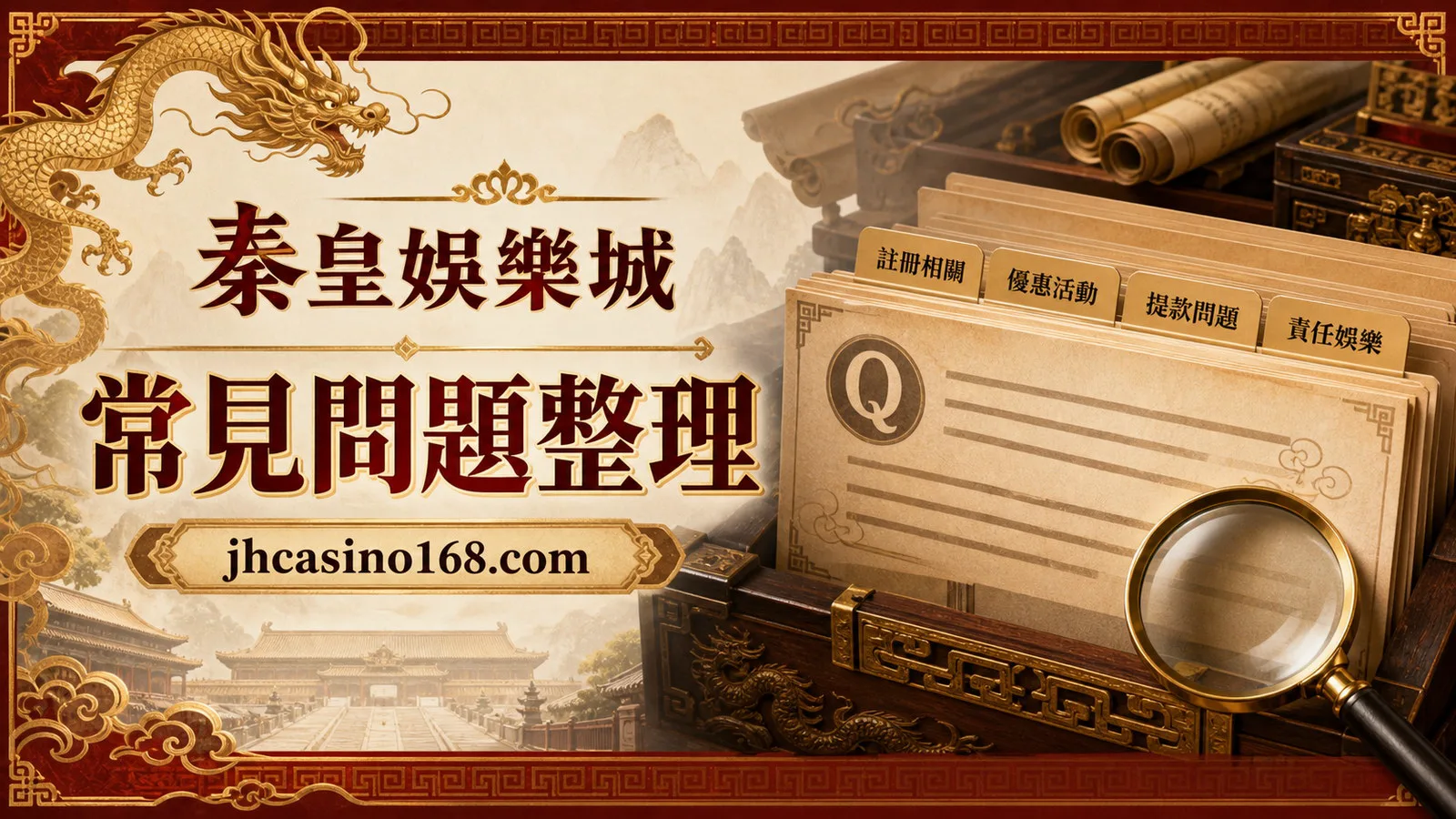 秦皇娛樂城常見問題總整理：註冊、優惠、提款與責任娛樂連到哪裡看