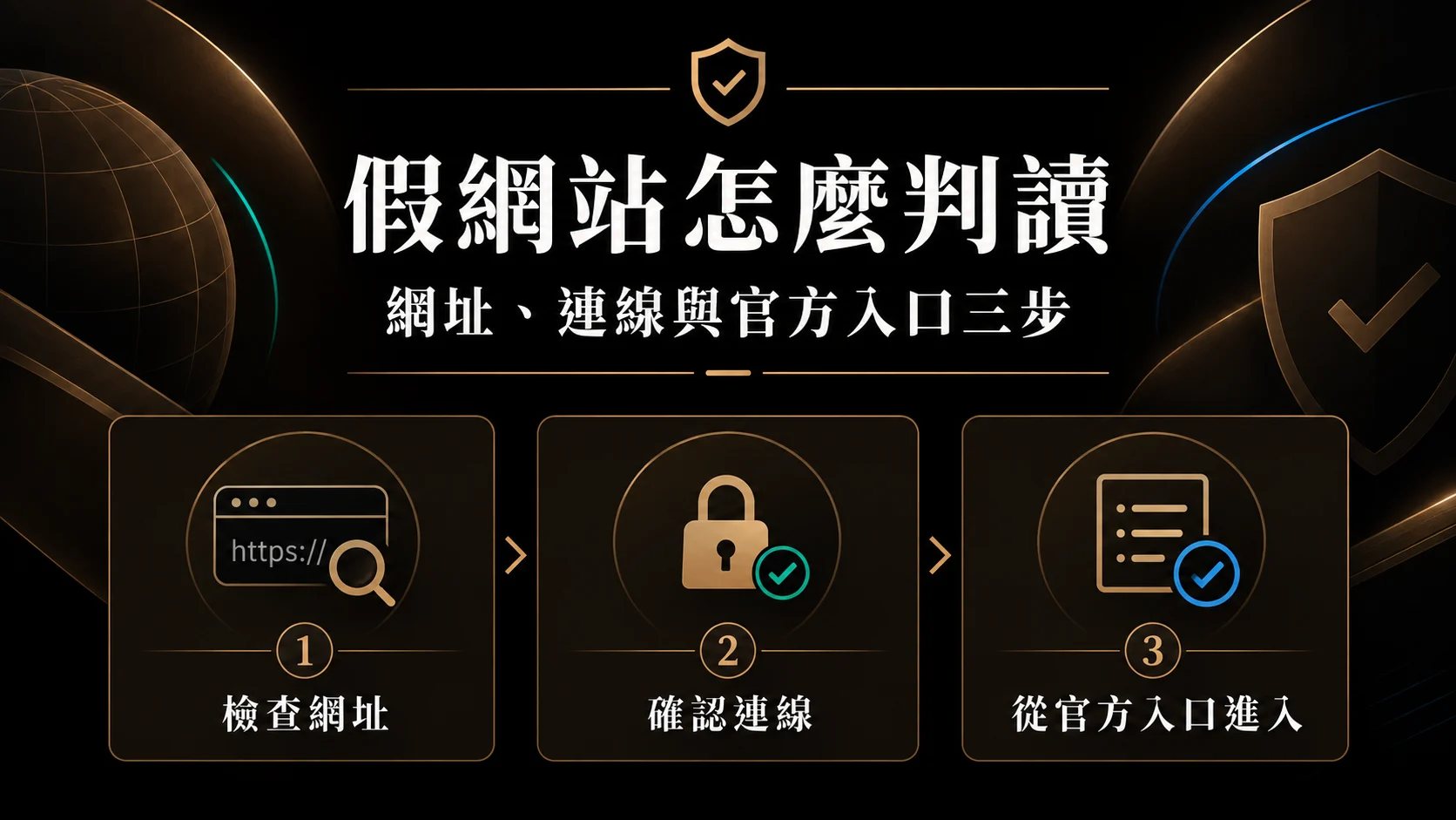 懷疑遇到假網站怎麼查？從網址、連線與官方管道做三步判讀